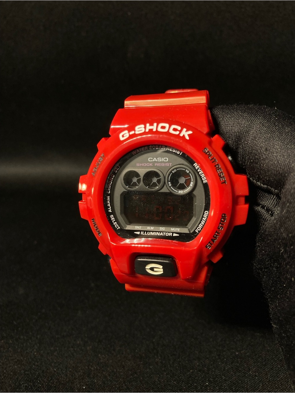 Custom G Shock Red Gd-6900 Model